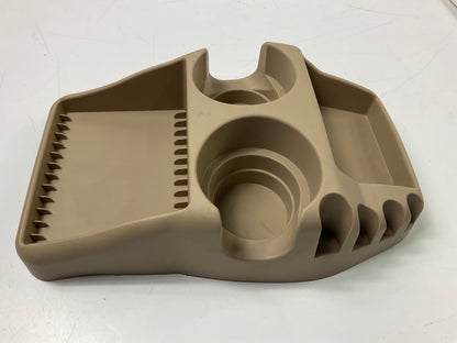 Hopkins EFF-BEI Console (Beige) Dual Double Universal Cupholder Cup Holder TAN