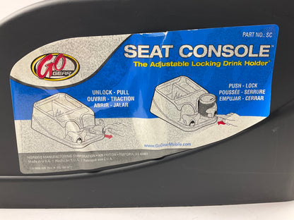 Hopkins SC-BLA GoGear Black Seat Console W/ Double Cup Holder - UNIVERSAL