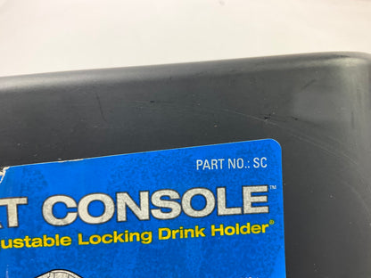 Hopkins SC-BLA GoGear Black Seat Console W/ Double Cup Holder - UNIVERSAL
