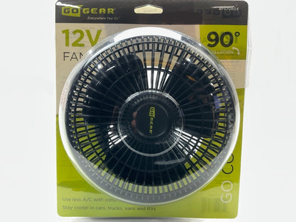 Hopkins SP570804  12 Volt 7'' Oscillating Electric Fan, 12V Car Truck SUV Bus Fan