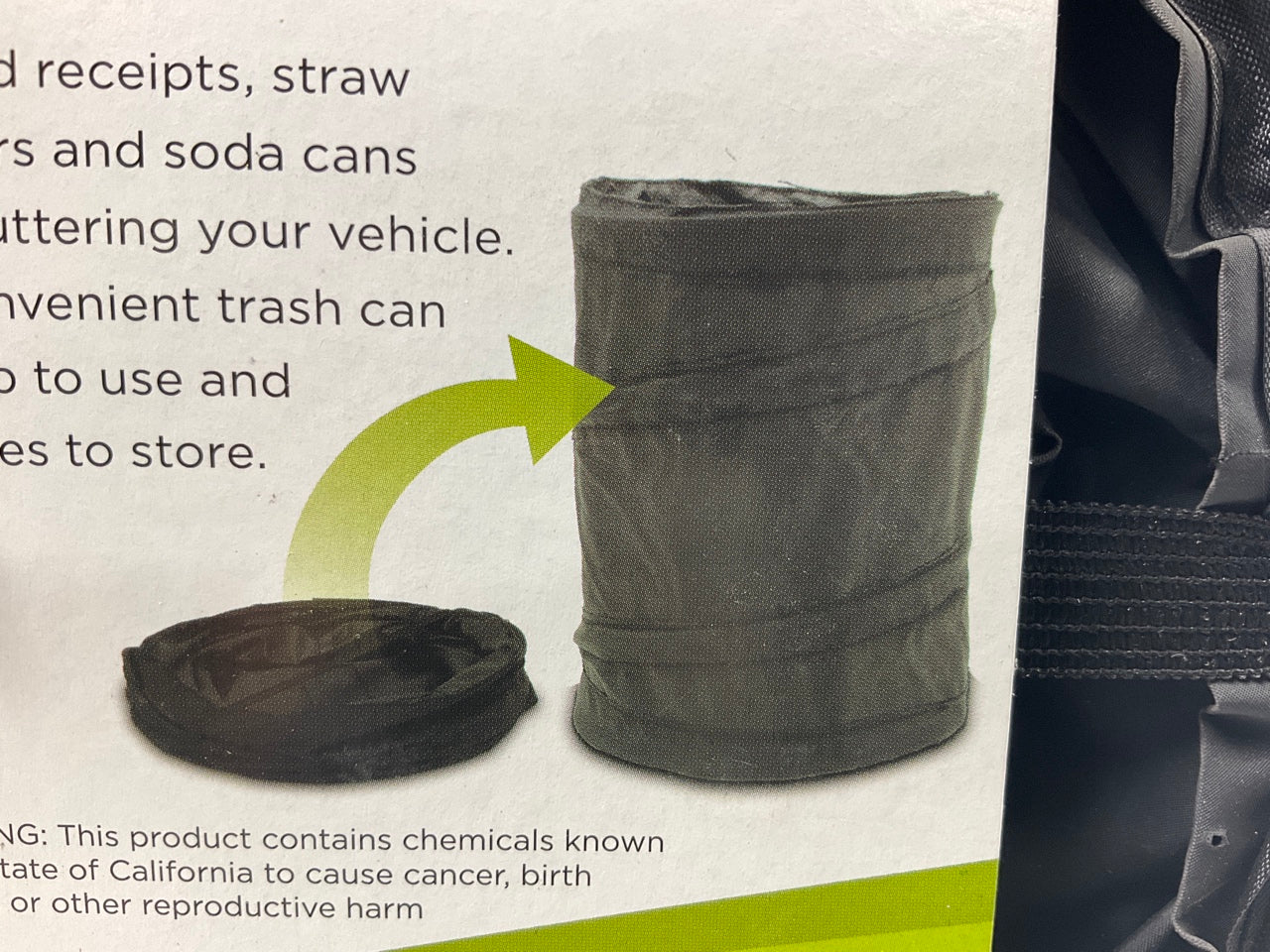 Hopkins TRASH-BLA-PDQ Pop Up Trash Can