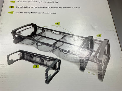 Hopkins Go Gear TRU-BLA-PDQ Adjustable Storage Master Cargo Organizer Tray