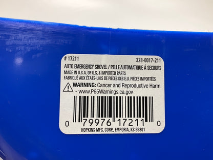 (4) PACK Hoppy 17211 Auto Emergency Snow Shovel W/ Extendable Handle BLUE COLOR
