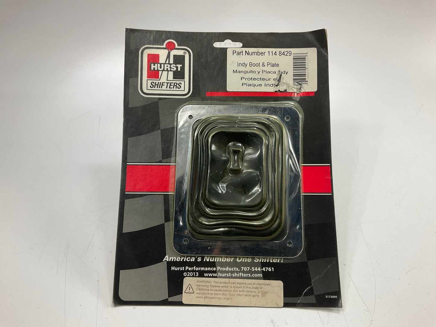 Hurst 1148429 Manual Transmission Shifter Boot And Plate For Indy Shifters