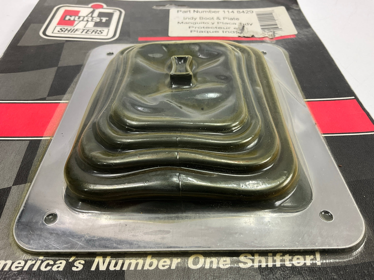 Hurst 1148429 Manual Transmission Shifter Boot And Plate For Indy Shifters