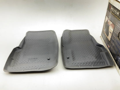 Husky Liners 31732 Front Rubber Floor Liner Mats Gray For 1997-06 Jeep Wrangler