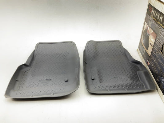 Husky Liners 31732 Front Rubber Floor Liner Mats Gray For 1997-06 Jeep Wrangler