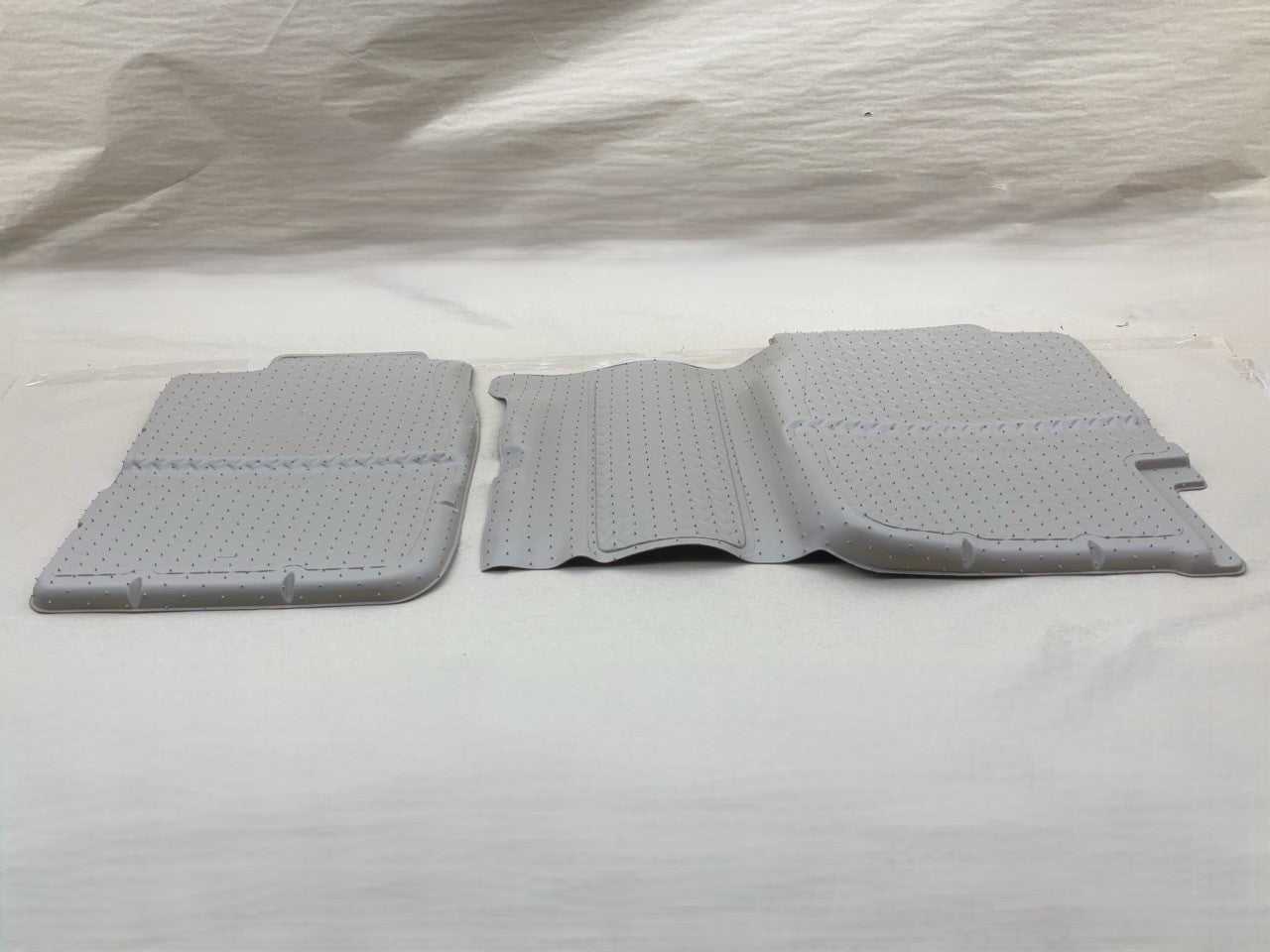Husky 61363 Rear TAN Rubber Floor Liner Mats 99-07 Silverado Sierra 1500 EXT CAB