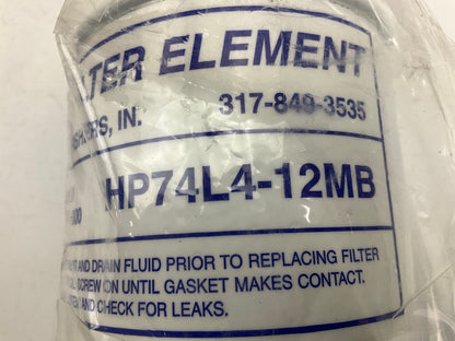 HY-PRO HP74L4-12MB Microglass 1 Micron Spin-on Fuel Filter