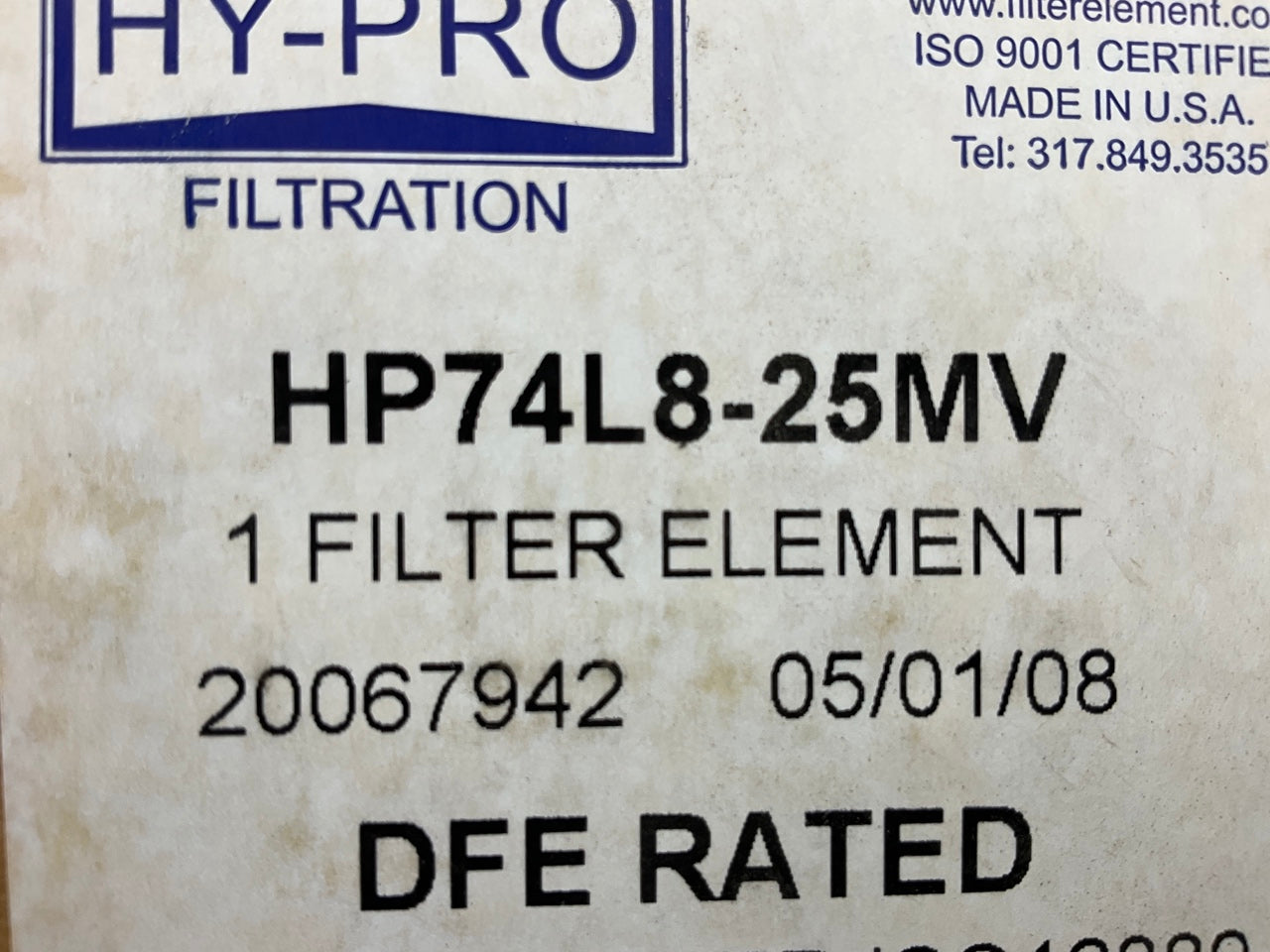 Hy-pro HP74L8-25MV Filter
