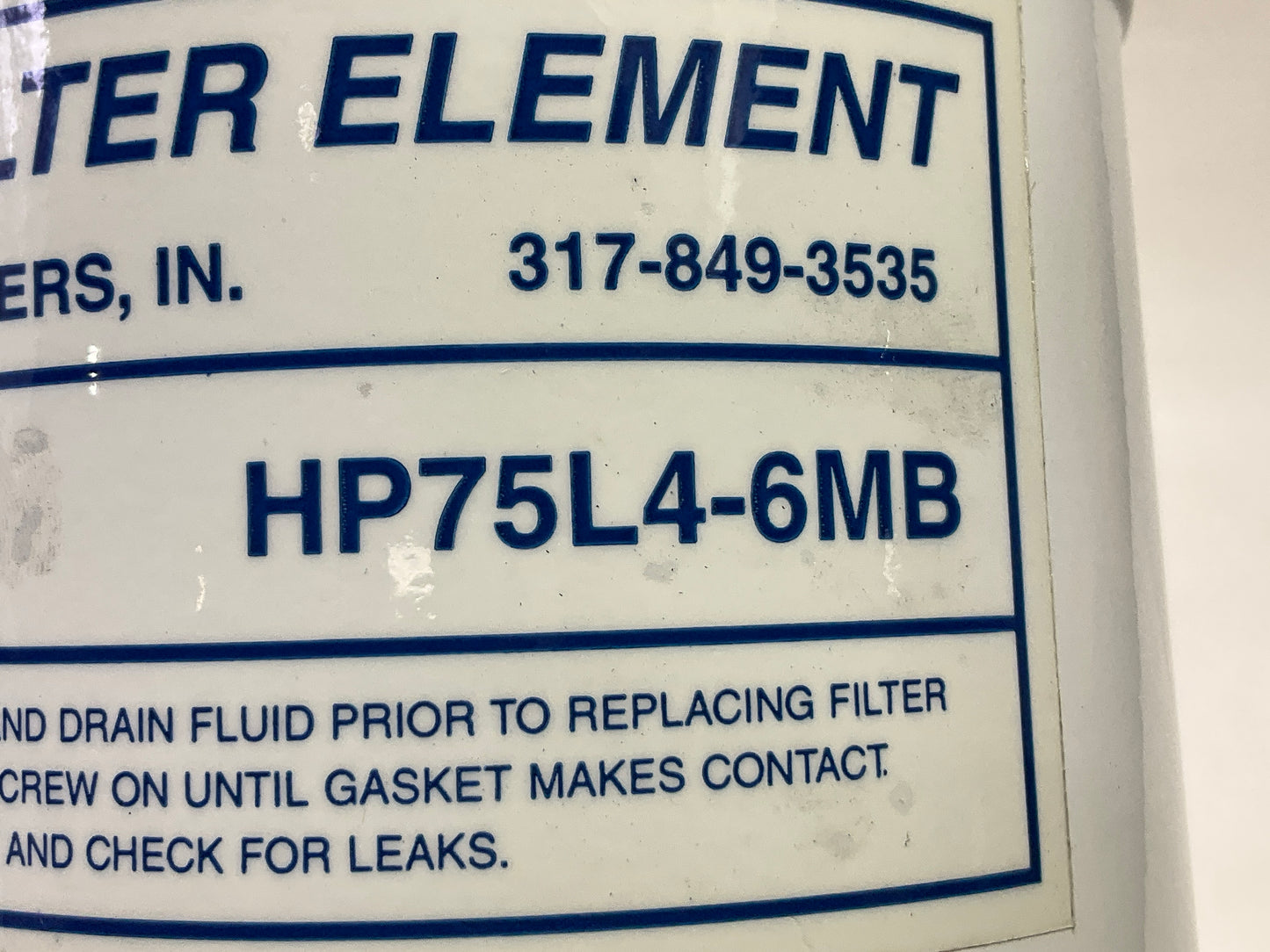 Hy-pro HP75L46MB Hydraulic Filter Replaces 11221601 HF167162 CA301AFT1 9327081