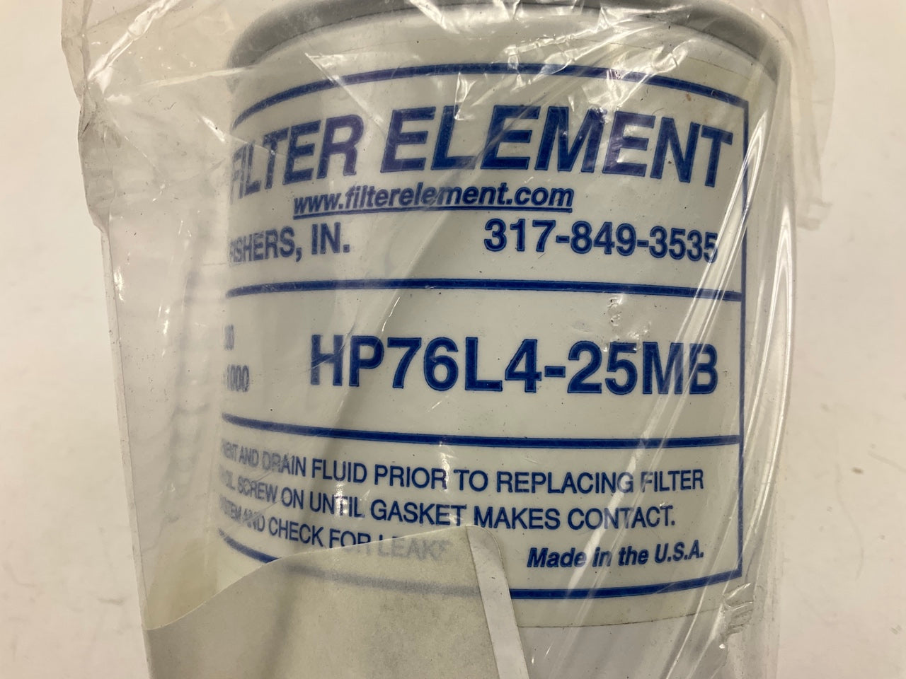 Hy-pro HP76L4-25MB 25 Micron Spin-on Fuel Filter