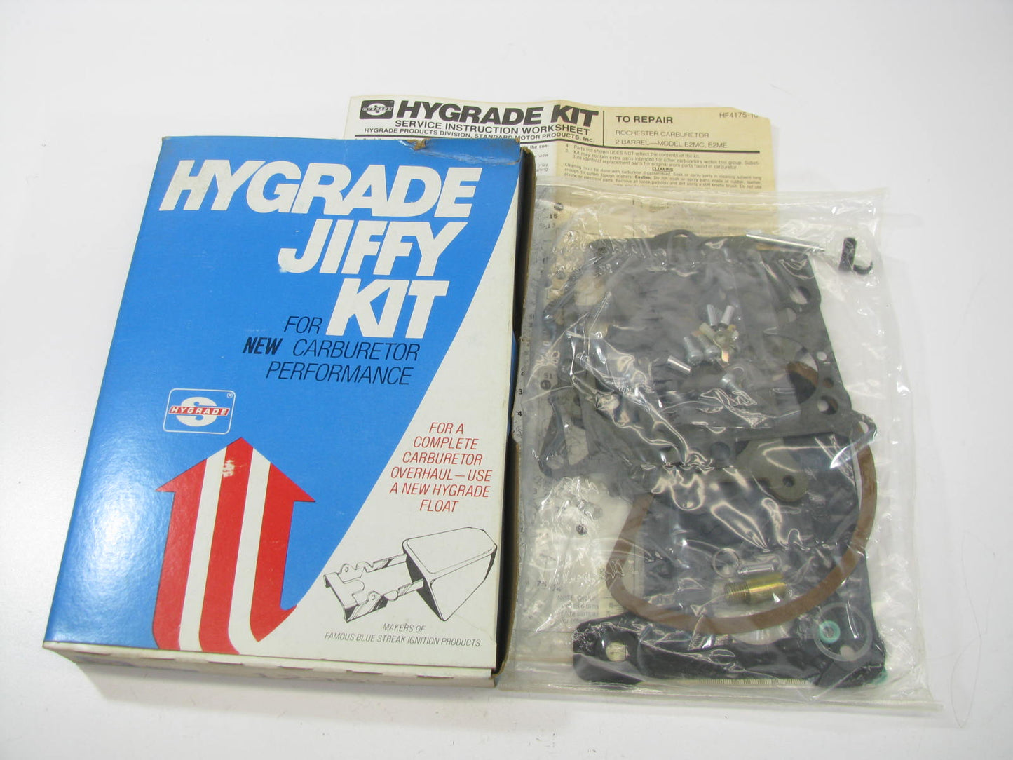 Hygrade 1235 Carburetor Rebuild Kit - Rochester 2-BBL E2ME, E2MC, M2ME, M2MC
