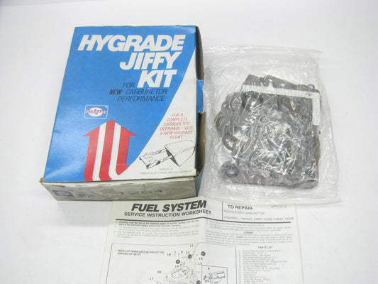 Hygrade 1264 Carburetor Rebuild Kit - ROCHESTER E2MC, E2ME, M2MC, M2ME  2-BBL