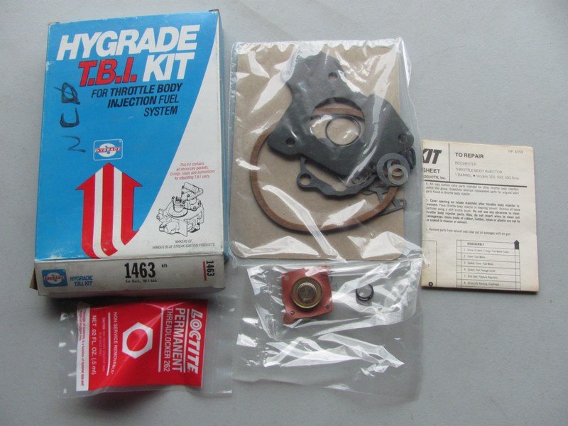 Hygrade 1463 Rochester Throttle Body TBI Gasket / Seal Repair Service Kit