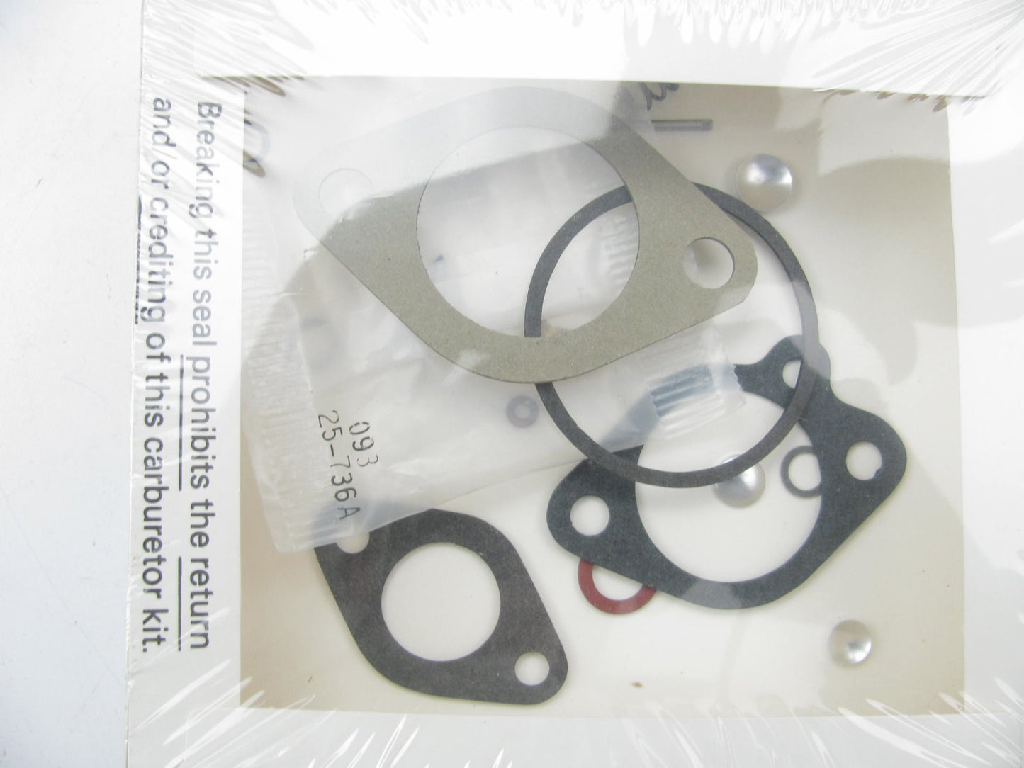 Hygrade 1658 Carburetor Rebuild Kit for Tillotson Carburetor Model TC, 16001A