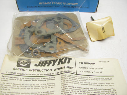 Hygrade 419b Carburetor Rebuild Kit - Carter YF