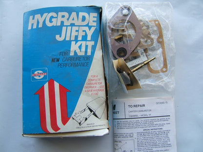 Hygrade 518C Carburetor Rebuild Kit - Carter 1-BBL YF