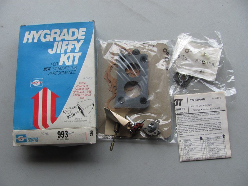 Hygrade 993 Carburetor Rebuild Kit - 1978-1979 Ford W/ Holley 5200, 6500 Carb