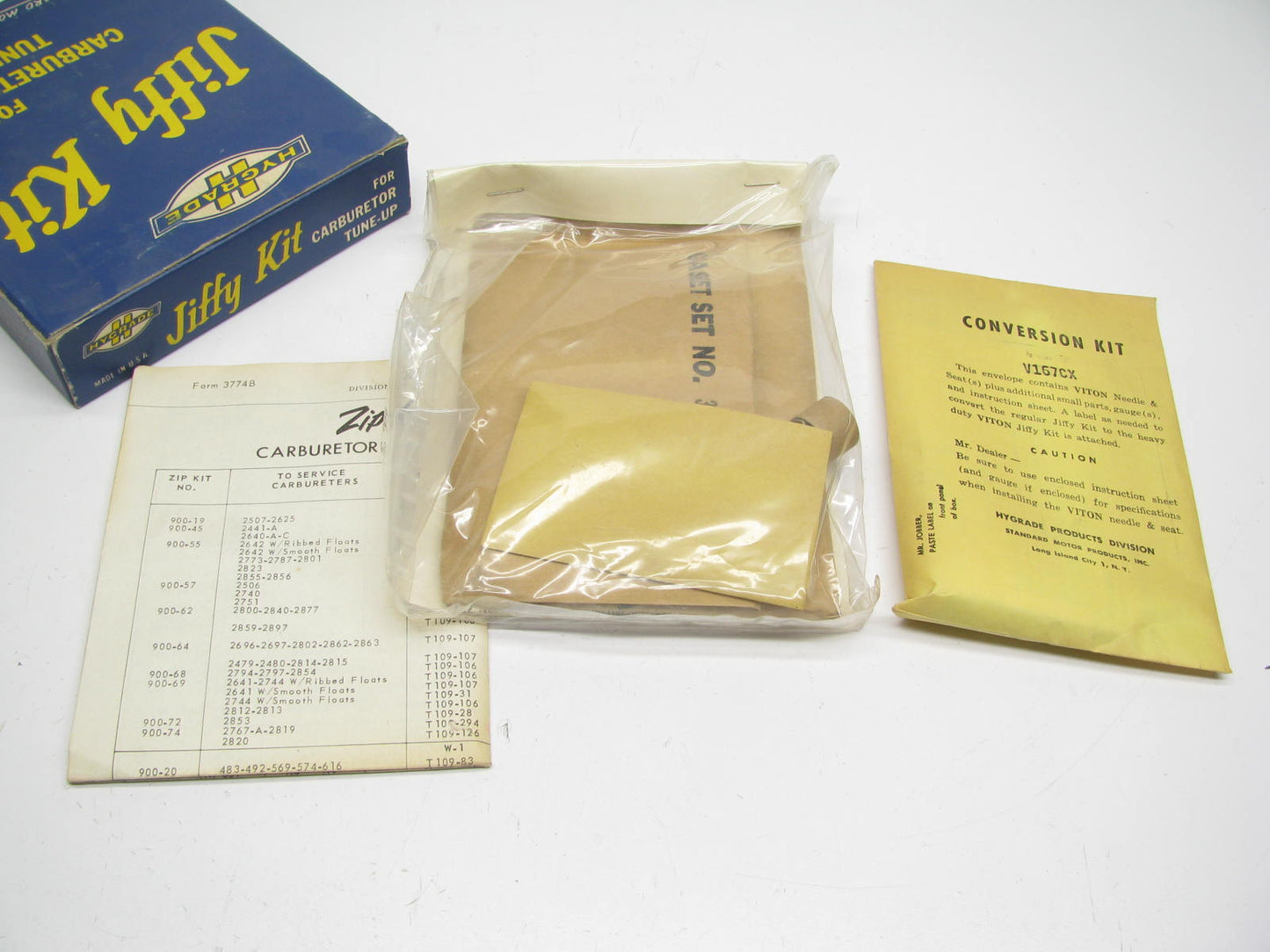 Hygrade A167CX Carburetor Rebuild Kit For 1956 Chrysler - 2BBL Carter BBD