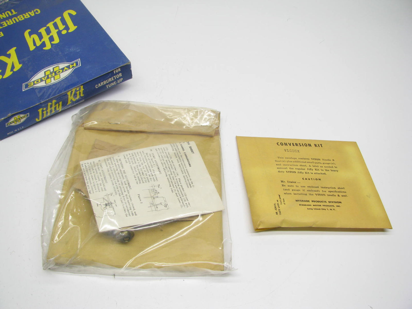 Hygrade A168RX Carburetor Rebuild Kit For 1956 Pontiac V8 - Carter WCFB 4 BBL