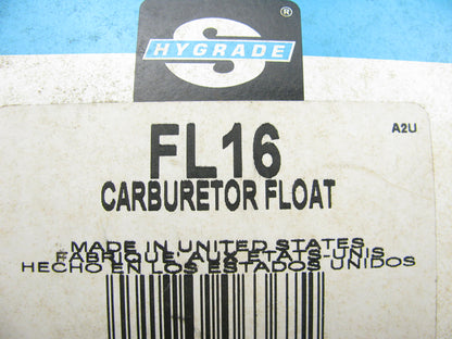 Hygrade FL16 Carburetor Float 1979-1981 Ford For Holley 1-BBL 1946