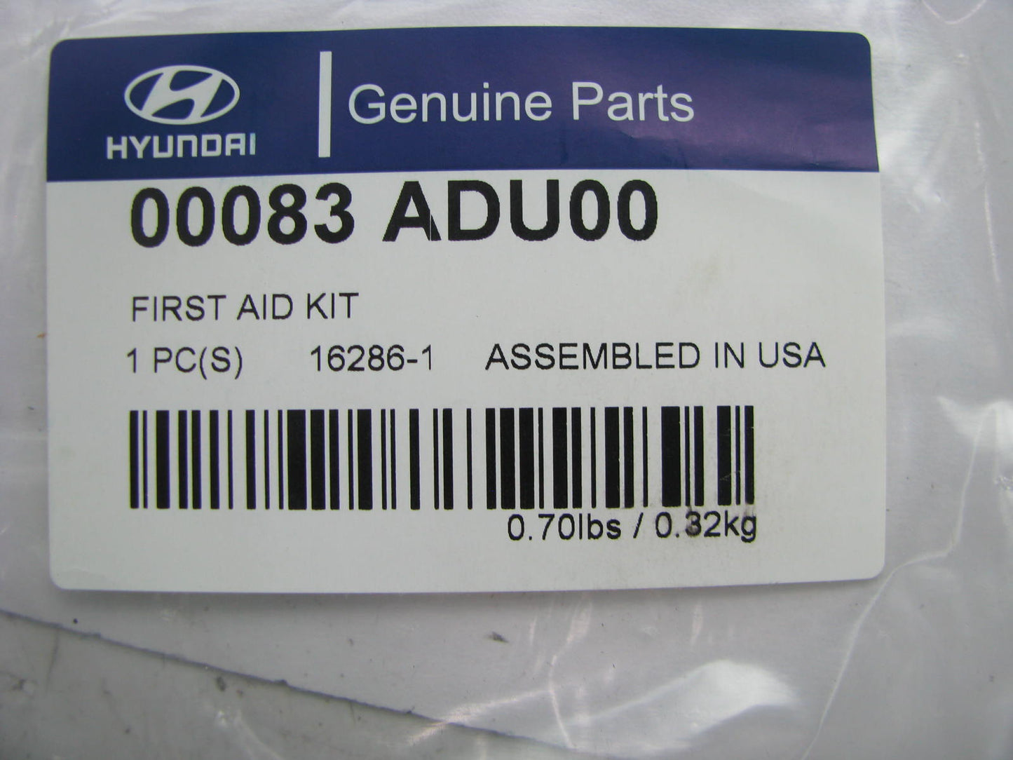 NEW GENUINE OEM 00083ADU00 First Aid Kit For Hyundai