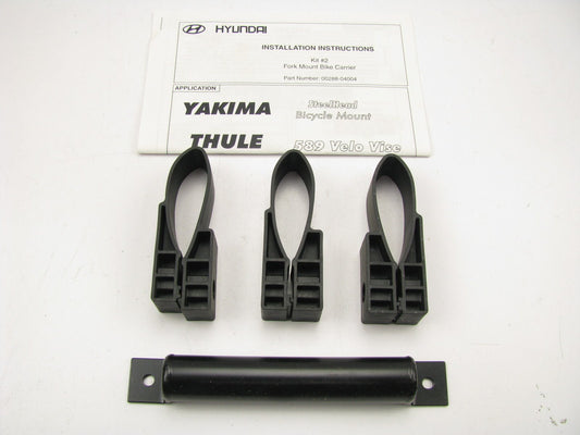 NEW - Genuine 00288-04004 Fork Mount Bike Carrier Rack Adapters OEM For Hyundai