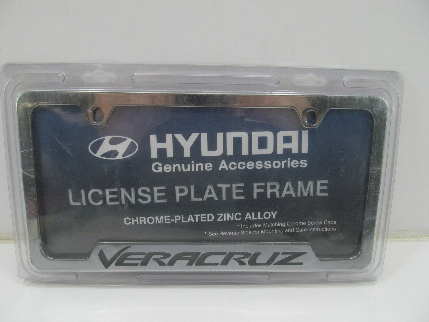 Genuine OEM Chrome License Plate Frame For Hyundai VERACRUZ  00402-31922