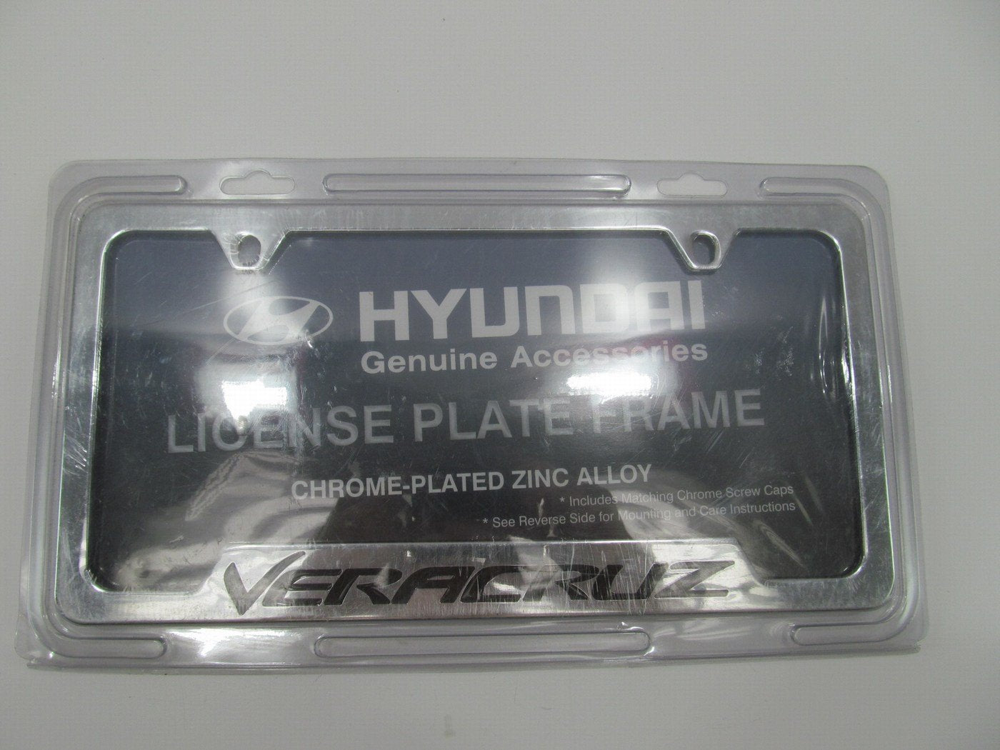 NEW GENUINE OEM Chrome License Plate Frame For Hyundai VERACRUZ  00402-31922