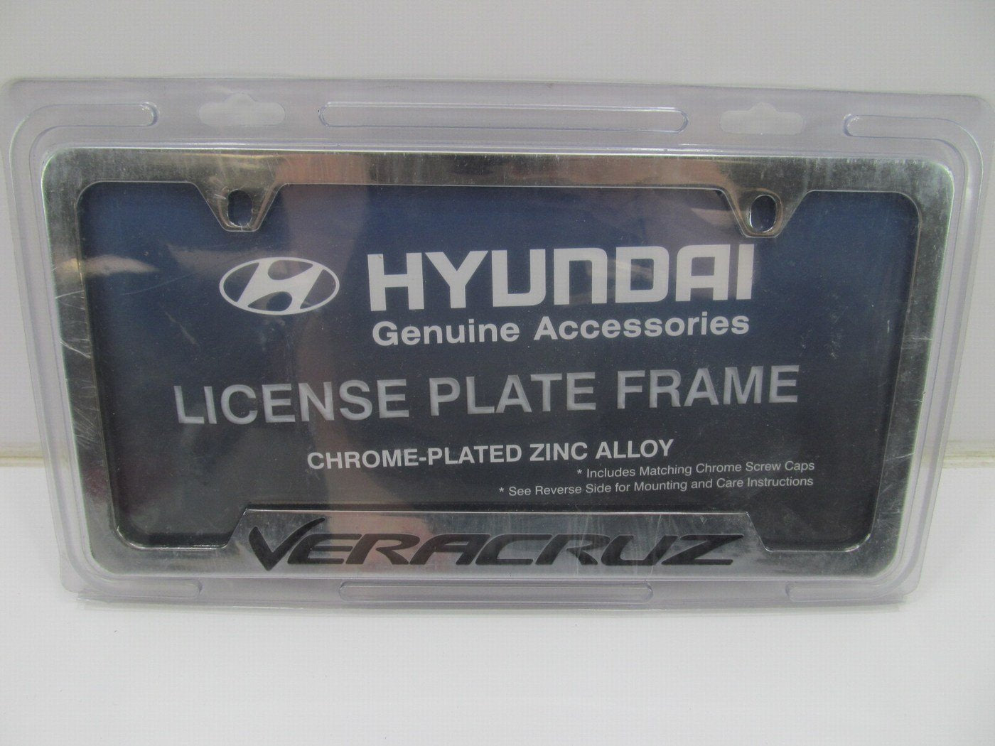 Genuine OEM Chrome License Plate Frame For Hyundai VERACRUZ  00402-31922