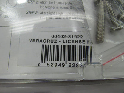 Genuine OEM Chrome License Plate Frame For Hyundai VERACRUZ  00402-31922
