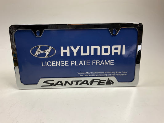 Missing Hardware - NEW License Plate Frame OEM For Hyundai Santa Fe 00402-31930