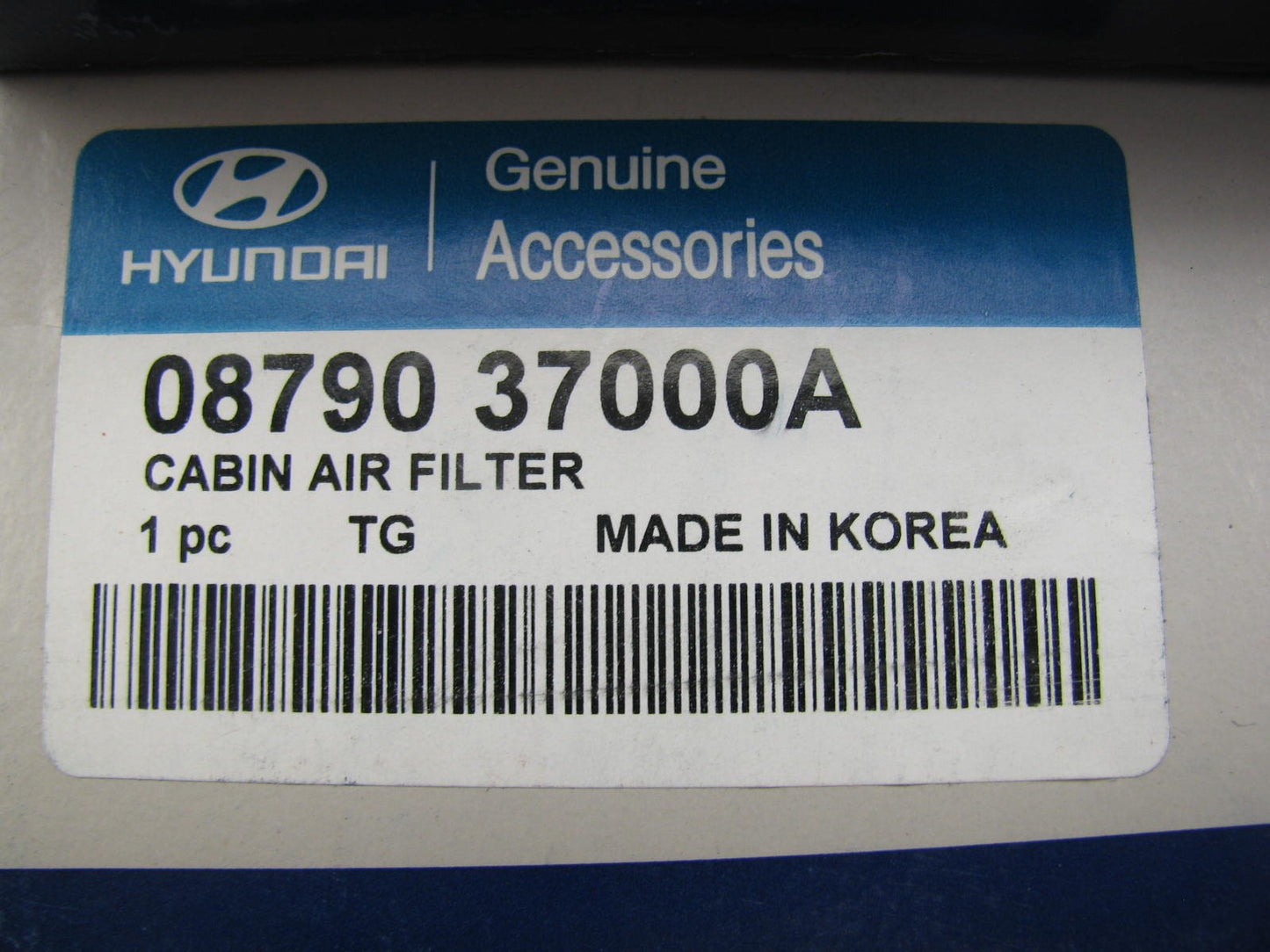 (3) NEW GENUINE Cabin Air Filters OEM For 2000-2002 Hyundai Accent 0879037000A