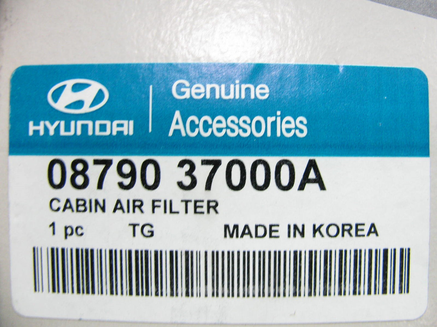 0879037000A Cabin Air Filter OEM For Hyundai 2002-2002 Accent