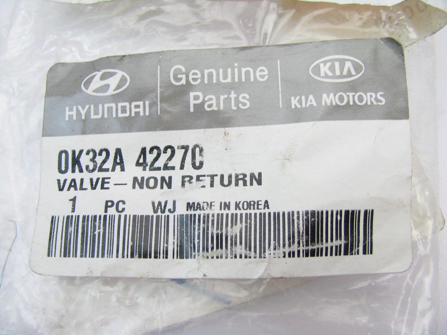 NEW - OEM Fuel System Non-return Valve For 2007-08 Hyundai Entourage 0K32A42270