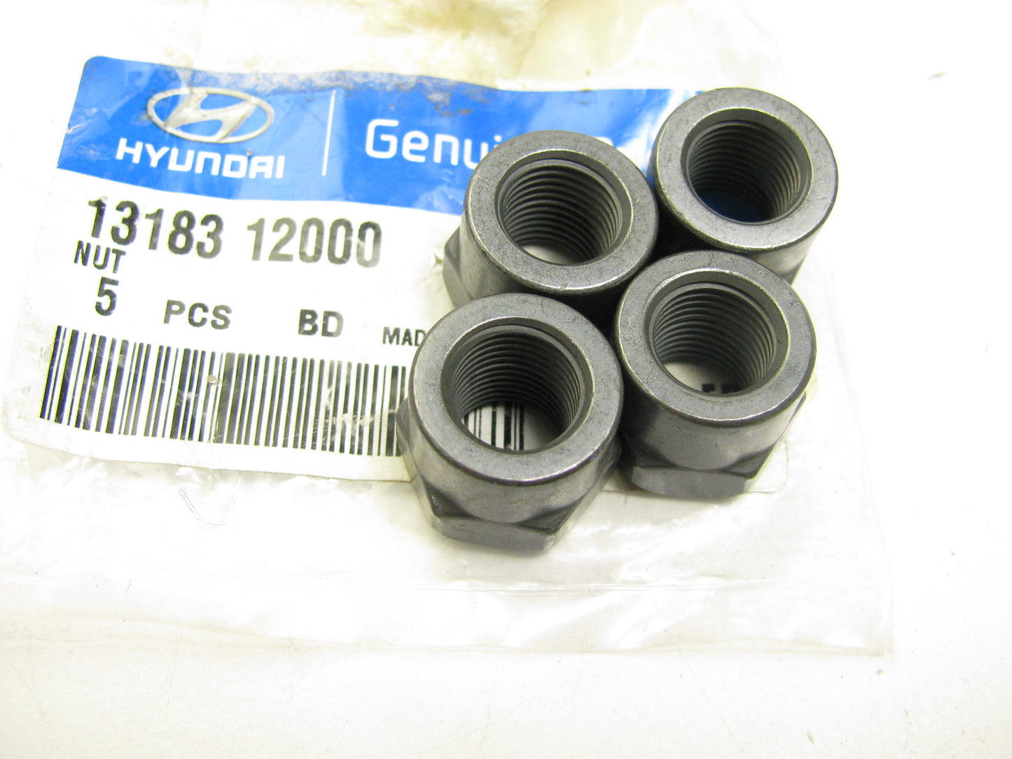 (4) NEW - OEM 1318312000 Exhaust Muffler & Pipe Nut For Hyundai