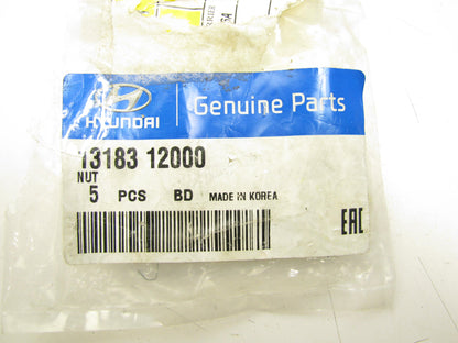 (4) NEW - OEM 1318312000 Exhaust Muffler & Pipe Nut For Hyundai