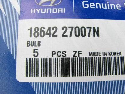 PACK OF 5 PCS - Amber Turn Signal Lamp Light Bulbs OEM For Hyundai 1864227007N