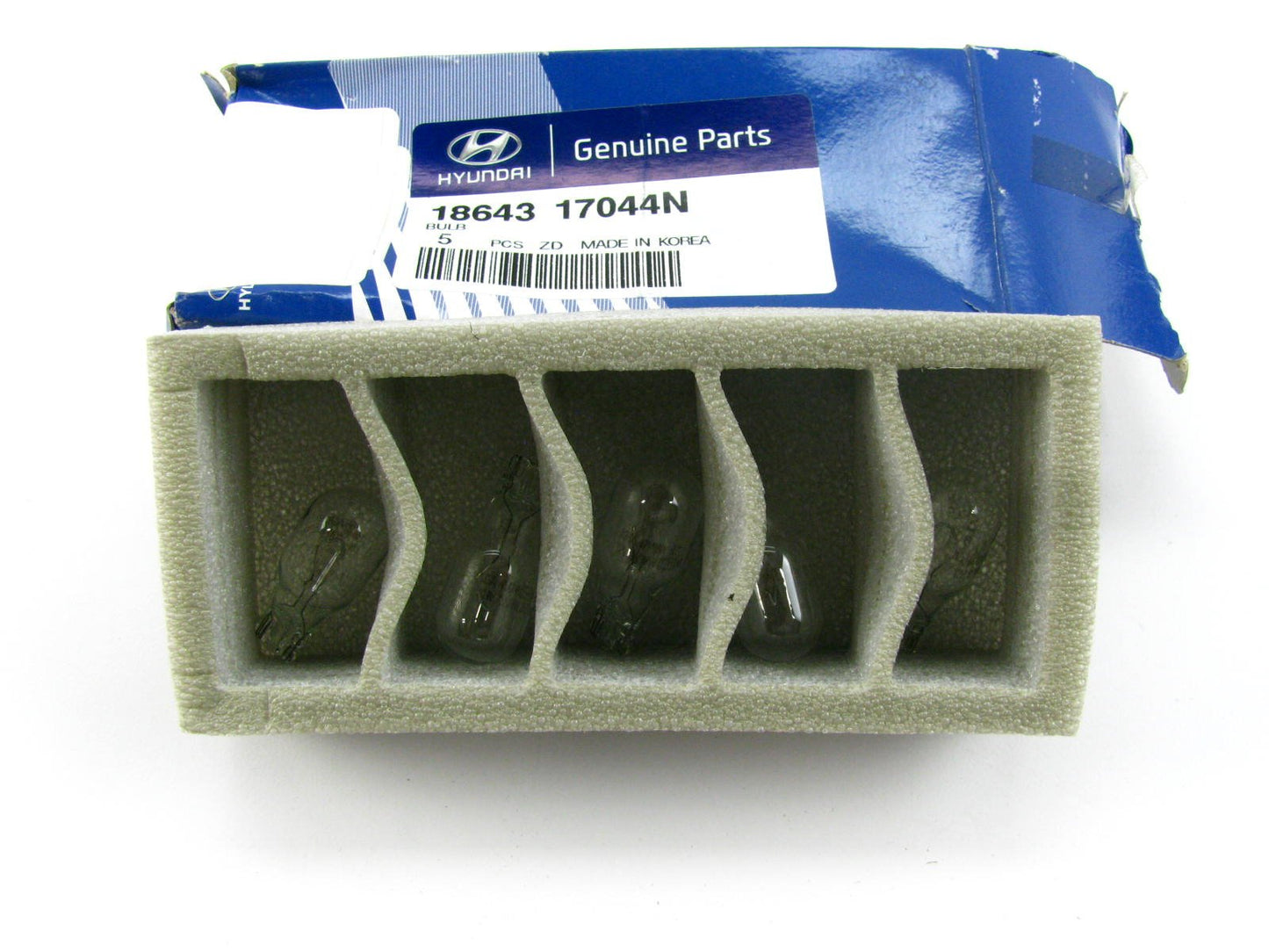 (5) NEW - OEM 1864317044N Exterior Lamp Light Bulbs For Hyundai