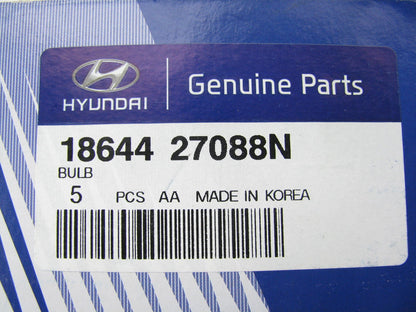 (5 PCS) New Genuine Turn Signal Lamp Light Bulbs OEM For Hyundai 1864427088N