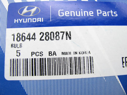 (5) NEW - OEM Turn Signal Light Bulb (5 Pcs) For Hyundai 1864428087N