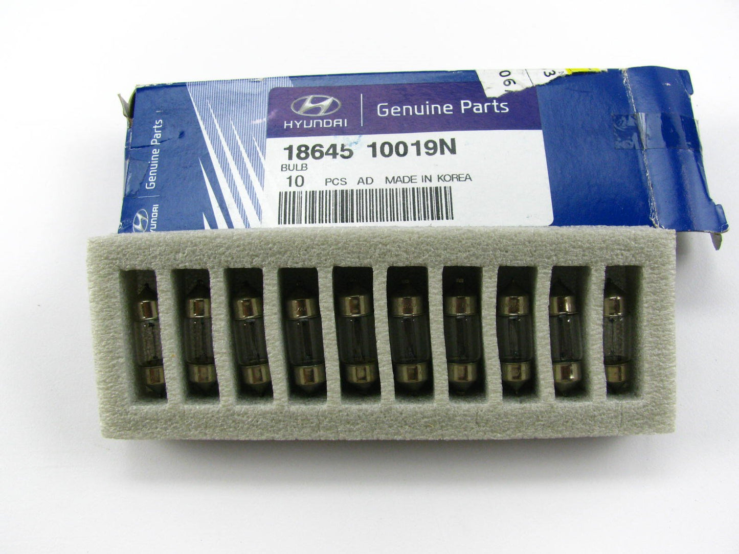 PACK OF 10 PCS - New Genuine Dome Lamp Light Bulbs OEM For Hyundai 1864510019N