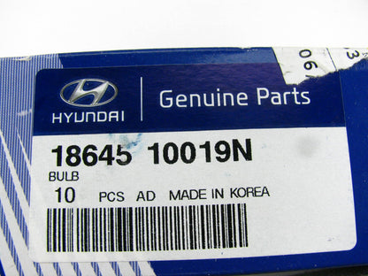 PACK OF 10 PCS - New Genuine Dome Lamp Light Bulbs OEM For Hyundai 1864510019N