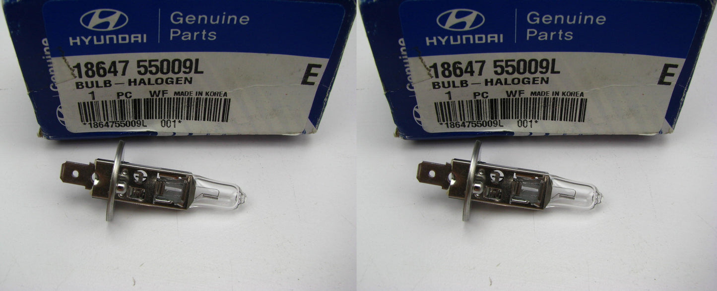 (2) OEM GENUINE Headlight Head Lamp Light Bulbs For Hyundai 1864755009L