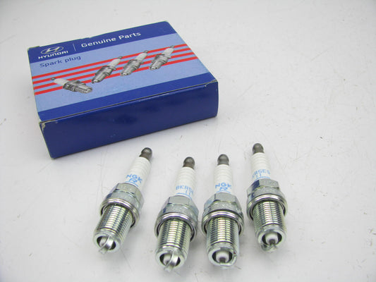 PACK OF 4 PCS - Genuine Spark Plugs OEM For Hyundai 1881411051