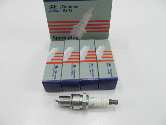 (4) GENUINE NGK PGR5C-11 Spark Plugs OEM For Hyundai  1881811051