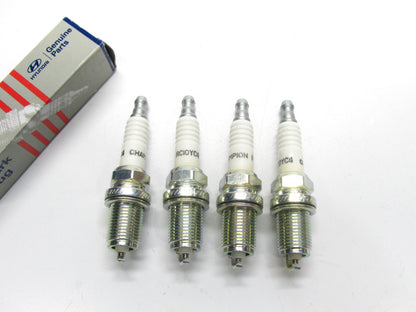 (4) NEW - OEM 1882311101 Ignition Spark Plugs For 1995-1999 Hyundai Accent 1.6L