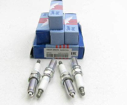 (4) NEW - OEM 1884909075 Ignition Spark Plugs For 2015 Hyundai Sonata 2.0L Turbo