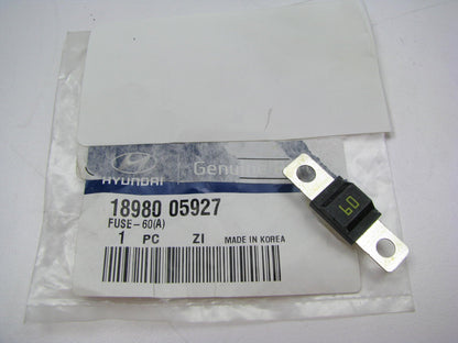 NEW - OEM 1898005927 Midifuse Fuse 60A 60 AMPS For 2006 Hyundai Entourage